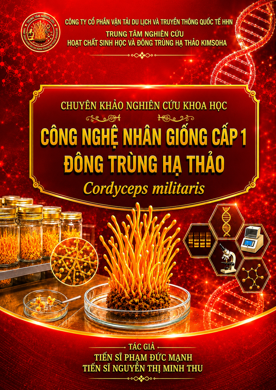 Công nghệ nhân giống cấp 1 Đông Trùng Hạ Thảo Cordyceps militaris