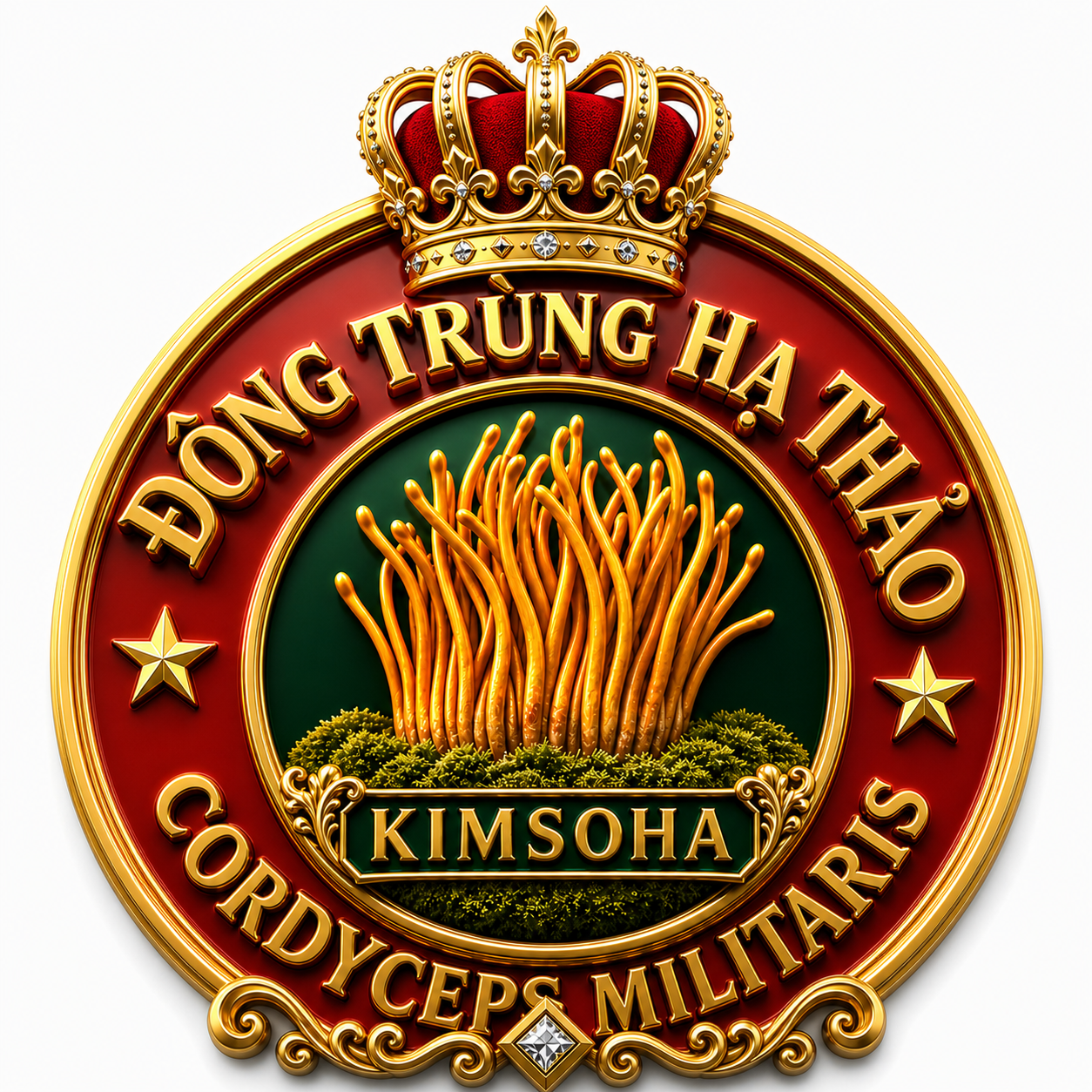 Logo nhãn hiệu Đông Trùng Hạ Thảo Kimsoha